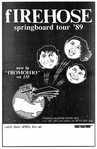 fIREHOSE, Springboard Tour 1989 (2 avbl.) → tour poster