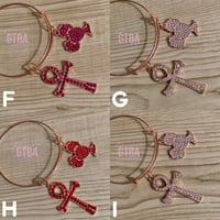 Image 3 of Ankh Bracelet, African Bangle, African Inspired Ankh, Ancient Egyptian, Key of Life, Egyptian 