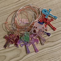 Image 4 of Ankh Bracelet, African Bangle, African Inspired Ankh, Ancient Egyptian, Key of Life, Egyptian 