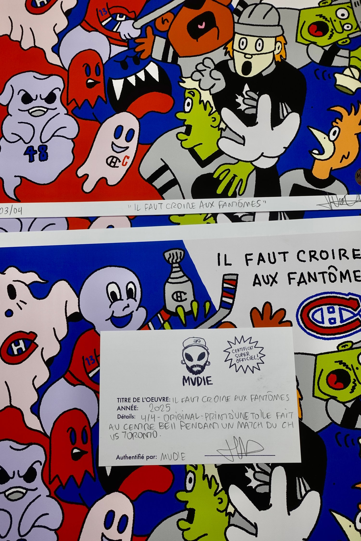 Image of " Il faut croire aux fantômes " ART PRINT ( ( 11,7x16,5 '' ) ( Limité à 4 )