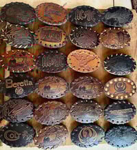 Image 8 of Handmade Tom Fugle Leather Belt Buckles