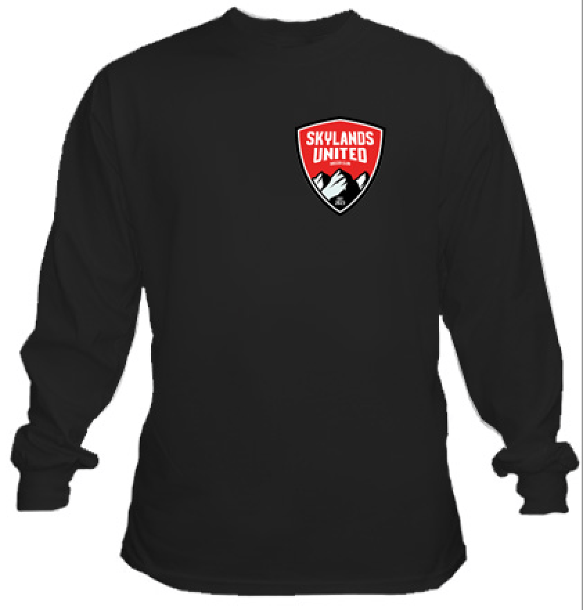 Image of Skylands United LS logo shirt