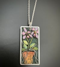 Image 2 of Two Orchids Pendant