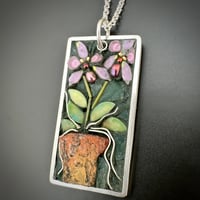 Image 1 of Two Orchids Pendant