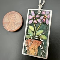 Image 3 of Two Orchids Pendant