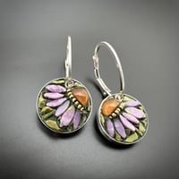 Image 1 of Sweet Coneflower Earrings