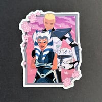 50% off Stickers! Ahsoka Rex Sakura!