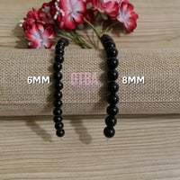 Image 4 of Black Obsidian Bracelet 6mm 8mm, Protection Bracelet, Positive Energy Bracelet for Men Women