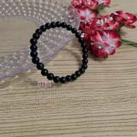 Image 3 of Black Obsidian Bracelet 6mm 8mm, Protection Bracelet, Positive Energy Bracelet for Men Women