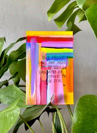 Image 1 of "Your Progress"  ♡ ORIGINAL PAINTING ♡