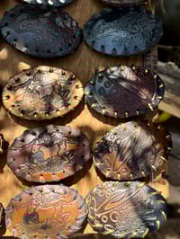 Image 5 of Handmade Tom Fugle Leather Belt Buckles