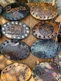 Image 4 of Handmade Tom Fugle Leather Belt Buckles
