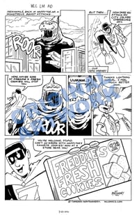 Original Art: Lightning Marval Ad