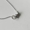 'happy cloud' pendant chain necklace