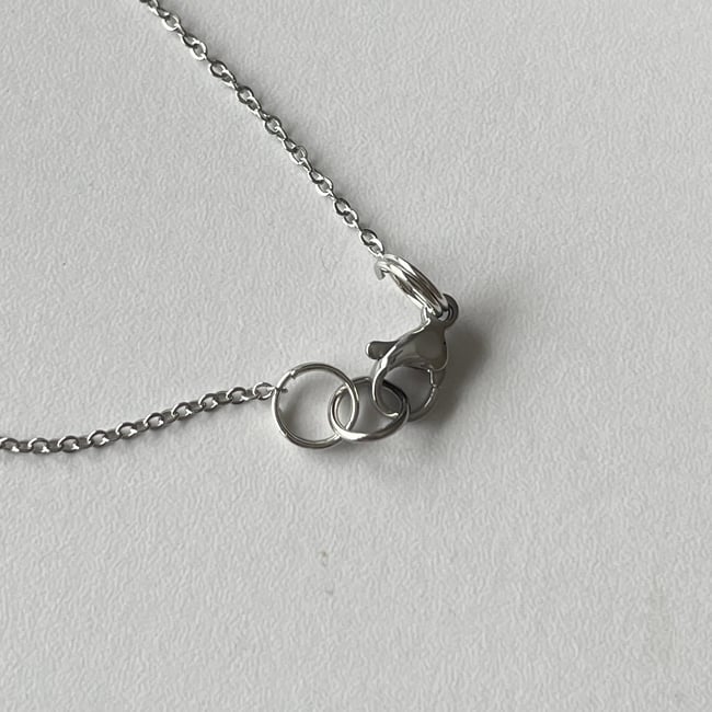 'happy cloud' pendant chain necklace