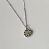 'happy cloud' pendant chain necklace