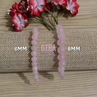 Image 4 of Natural Rose Quartz Bracelet, Pink Crystal Bracelet, Healing Crystal, Spiritual Protection, January 