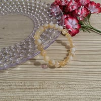 Image 4 of Citrine Bracelet, Citrine Crystal, Natural Stone Stretch Bracelet, Healing Crystal Bracelet