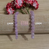 Image 4 of Amethyst Bracelet, Natural Stone Purple Bracelet, Healing Crystal Yoga Bracelet, Spiritual 