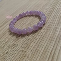 Image 3 of Amethyst Bracelet, Natural Stone Purple Bracelet, Healing Crystal Yoga Bracelet, Spiritual 