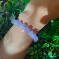 Image 2 of Amethyst Bracelet, Natural Stone Purple Bracelet, Healing Crystal Yoga Bracelet, Spiritual 