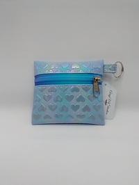 Image 1 of Shiny hearts key fob pouches - 2 Variants. 