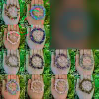 Image 2 of Crystal Chip Bracelets, Crystal Stretchy Chip Bracelet, Chip Gemstone Bracelet, Chip Bracelet