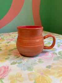 Image 1 of frosted coral mug