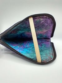 Image 2 of Purple flowers glasses case 