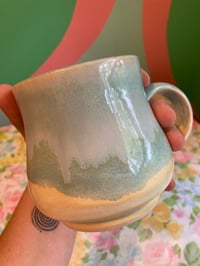Image 3 of yellow & blue mug