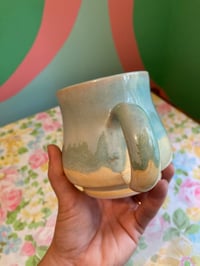 Image 4 of yellow & blue mug