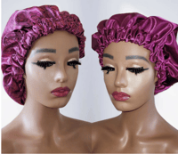 Image 2 of Satin Reversible Bonnets