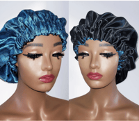 Image 4 of Satin Reversible Bonnets