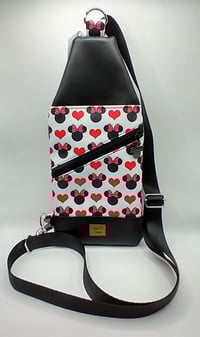 Image 1 of Mouse ears with bow mini sling