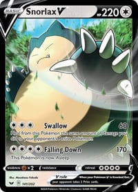 Snorlax V - SWSH01: Sword & Shield Base Set - Lightly Played