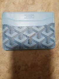 Image 2 of Goyard Card Holder Baby Blue