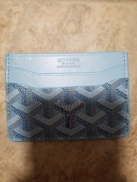 Image 1 of Goyard Card Holder Baby Blue