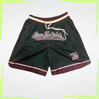 (Green & Purple) CTRL® Court Shorts