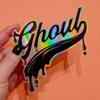 Image 3 of Ghoul Drippy Swoosh | Spooky Goth Sticker