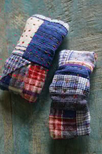 Image 2 of Fabric Decorated Hair Clip – Handmade Vintage Patchwork Barrette