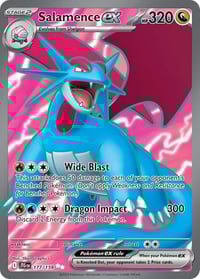 Salamence ex - 177/159 - SV09: Journey Together - Lightly Played