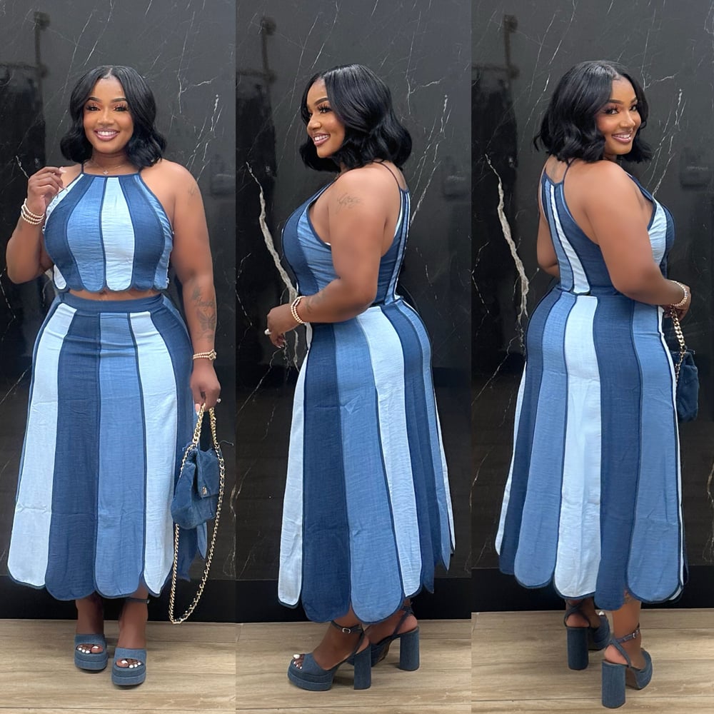 Image of GENESIS SKIET SET-denim