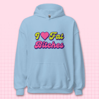 Image 5 of I ❤️ Fat Bitches Hoodie