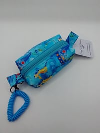 Image 2 of Blue seahorses wrist pouch 
