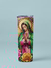 Image 2 of Virgen De Guadalupe 20oz Tumbler.