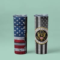 Image 3 of U.S.A. Air Force 20oz Thermal Tumbler