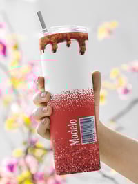 Image 3 of Modelo Chelada 20oz Skinny Tumbler.