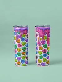 Image 4 of Candy Heart 20oz Thermal Tumbler.