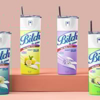 Image 1 of Bitch Be Gone 20oz Thermal Tumbler.