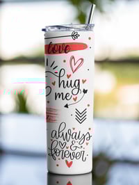 Image 2 of Valentine's Day 20oz Thermal Tumbler.